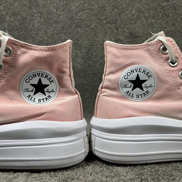 Converse CT All Star Move Hi Top A03544C Women’s Size 9 Flamingo Platform Shoes - Picture 9 of 14